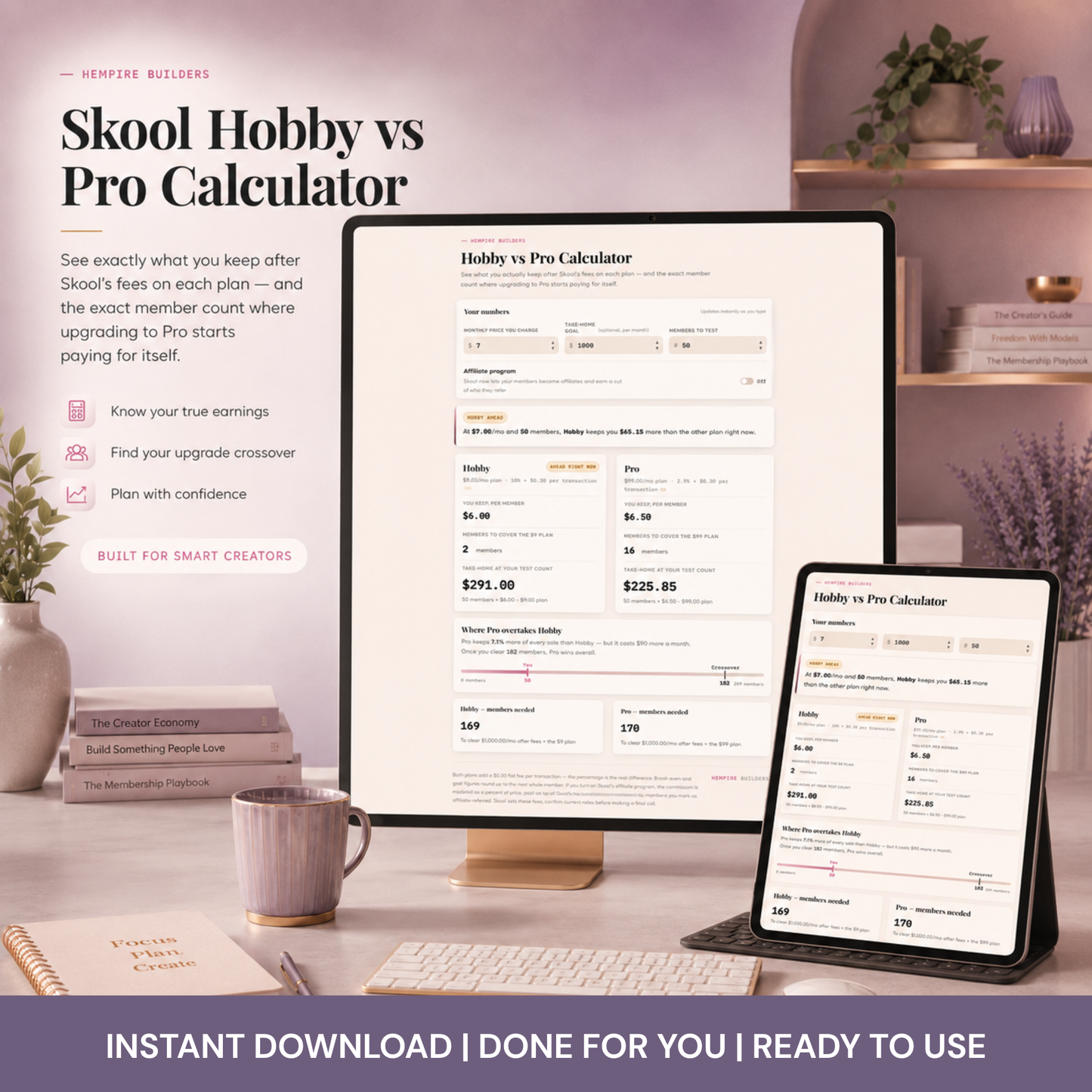 Skool Profit Calculator