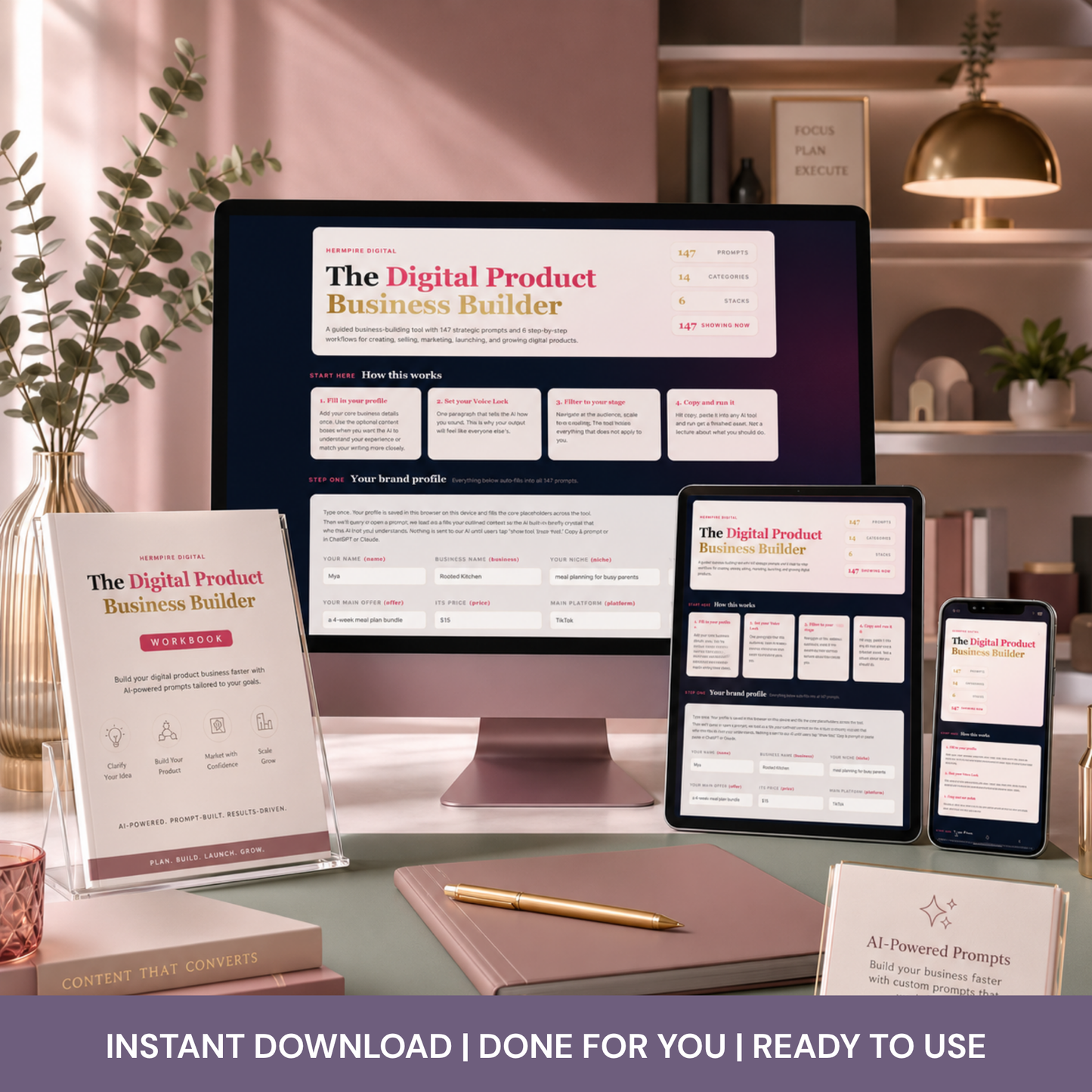 The Digital Product Business Builder (AI Tool)